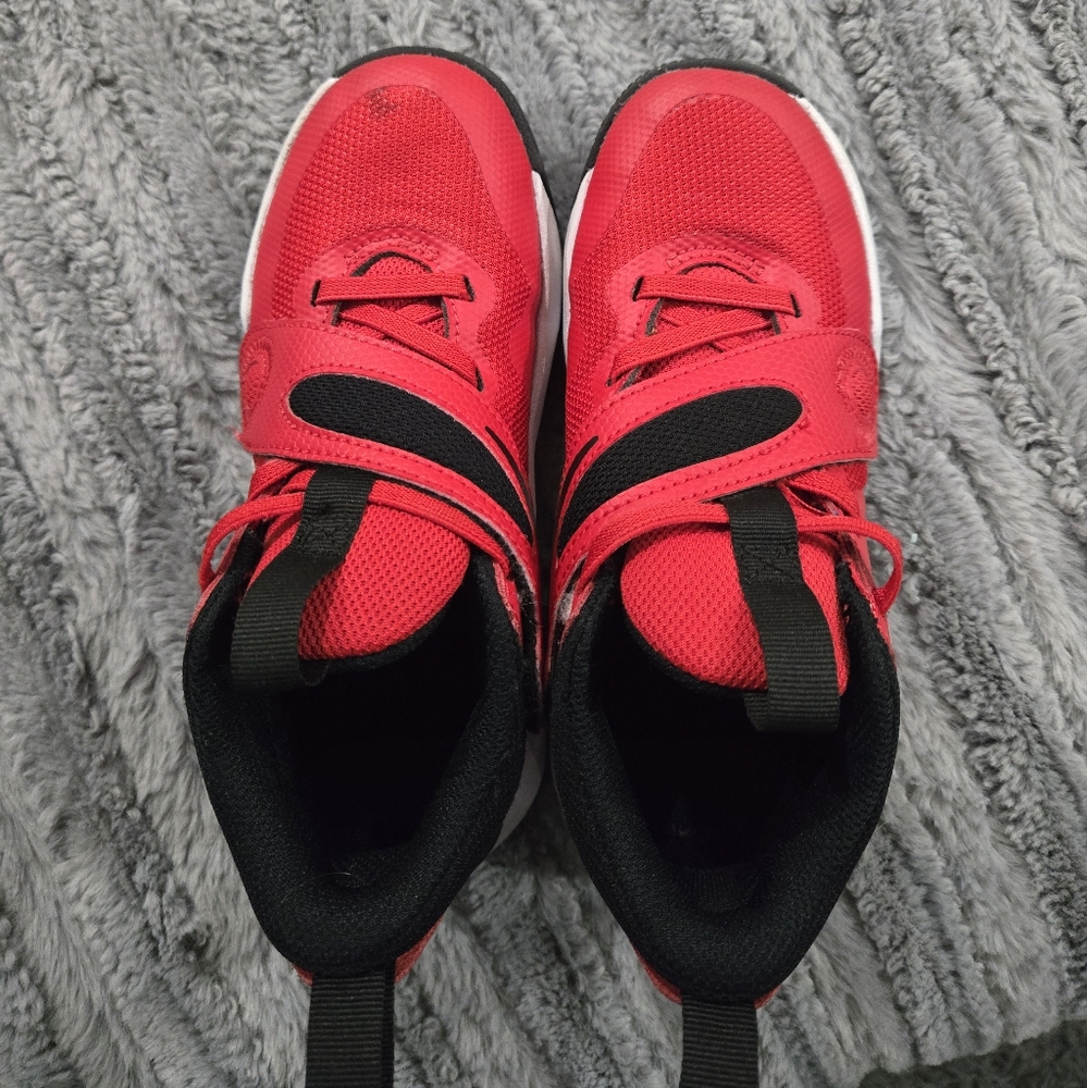 Nike Kids Red Team Hustle Basketball Shoes